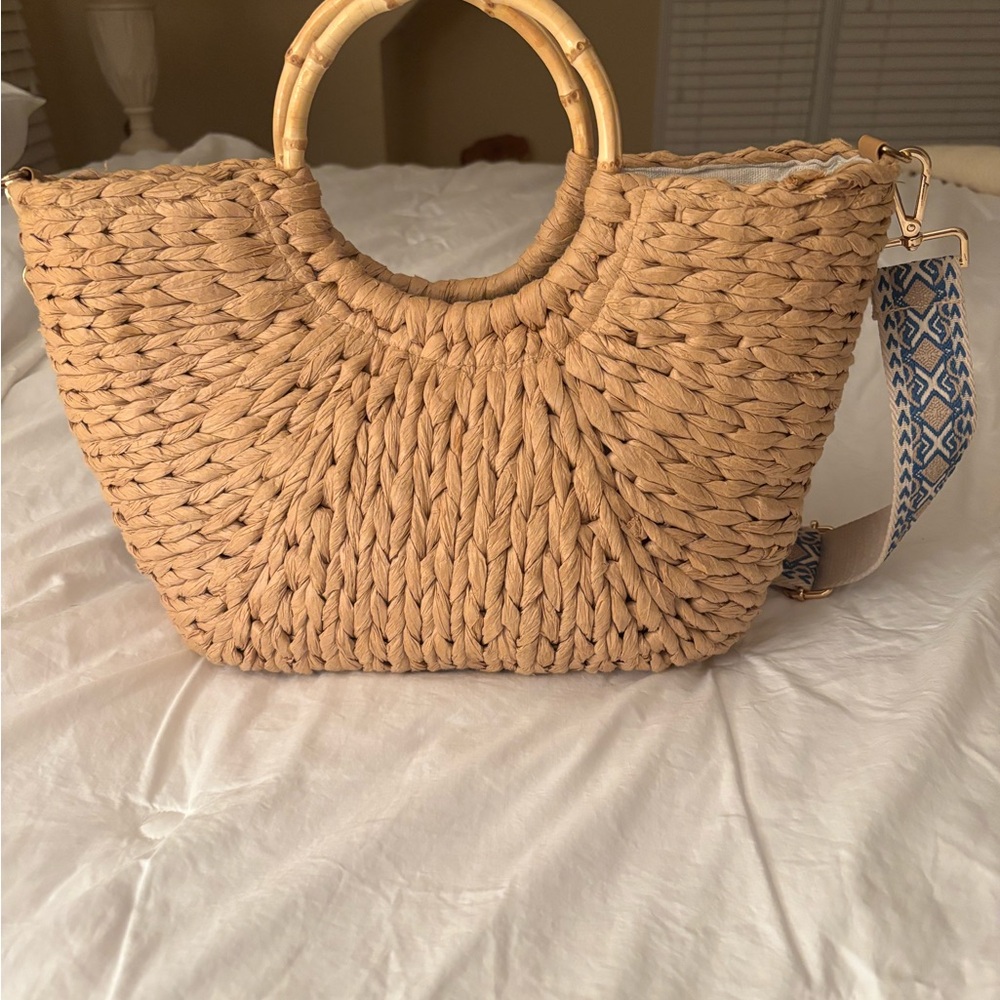Haute Hippie Natural Fabric Tote